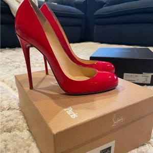 Red Christian Louboutin hell so Kate